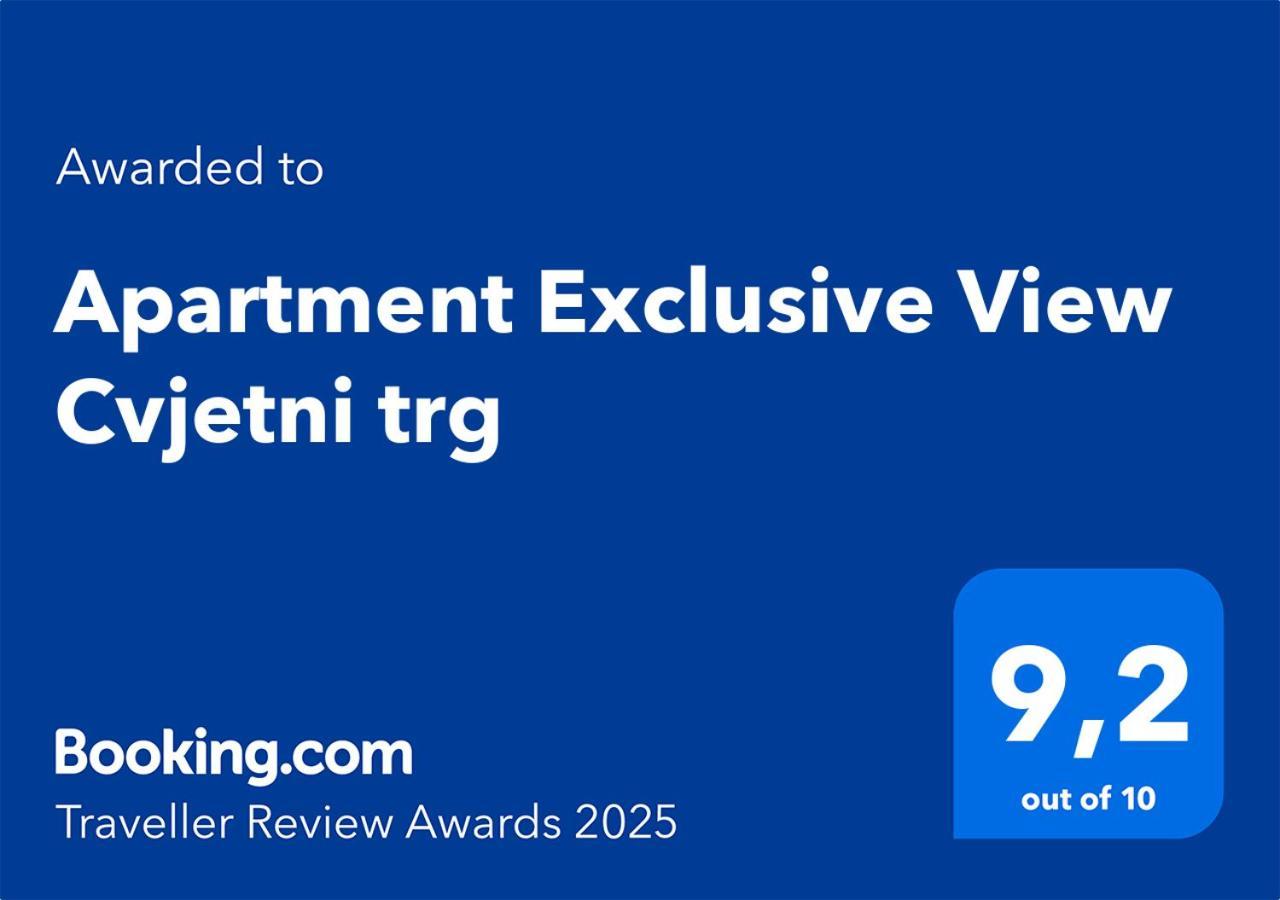 Apartment Exclusive View Cvjetni Trg Zagreb Dış mekan fotoğraf